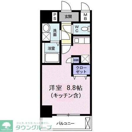 ロッソ・美園の物件間取画像